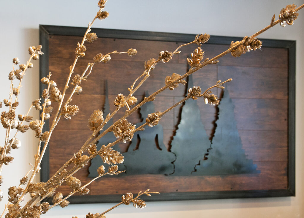 Reception lobby interior view